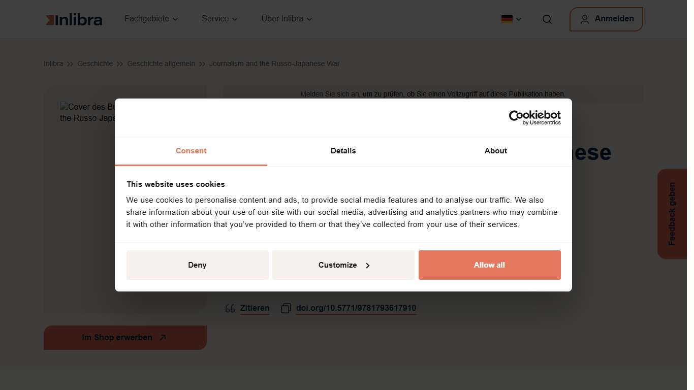 Journalism and the Russo-Japanese War - Inlibra